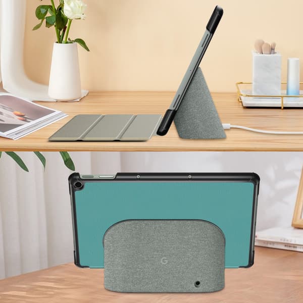 SKALO Google Pixel Tablet Trifold Suojakotelo - Vihreä