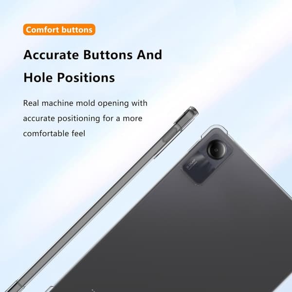 SKALO Xiaomi Redmi Pad SE TPU Suojakuori - Läpinäkyvä