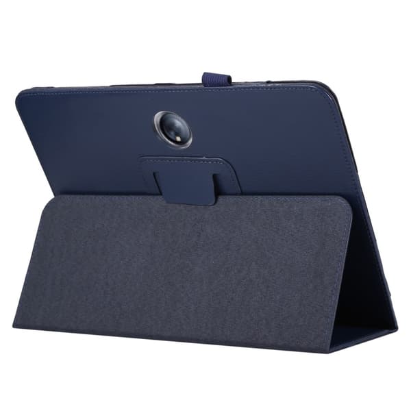 SKALO OnePlus Pad Duofold Litchi Suojakotelo - Tummansininen