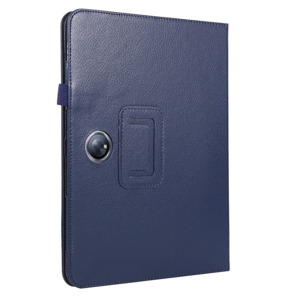 SKALO OnePlus Pad Duofold Litchi Suojakotelo - Tummansininen