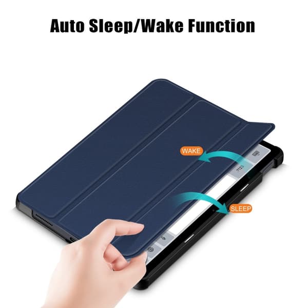 SKALO Xiaomi Redmi Pad SE Trifold Flip Cover - Mørkeblå