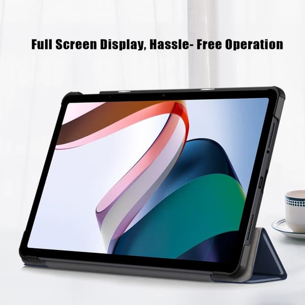 SKALO Xiaomi Redmi Pad SE Trifold Flip Cover - Mørkeblå