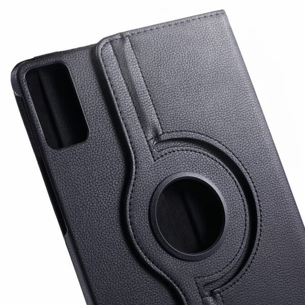 SKALO Xiaomi Redmi Pad SE 360 Litchi Suojakotelo - Musta