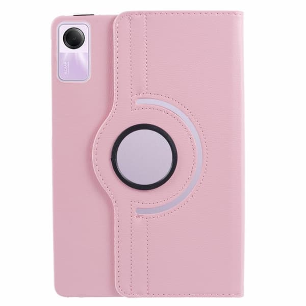 SKALO Xiaomi Redmi Pad SE 360 Litchi Fodral - Rosa