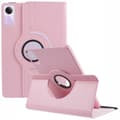 Miniatyrbild 1 av 10: SKALO Xiaomi Redmi Pad SE 360 Litchi Fodral - Rosa