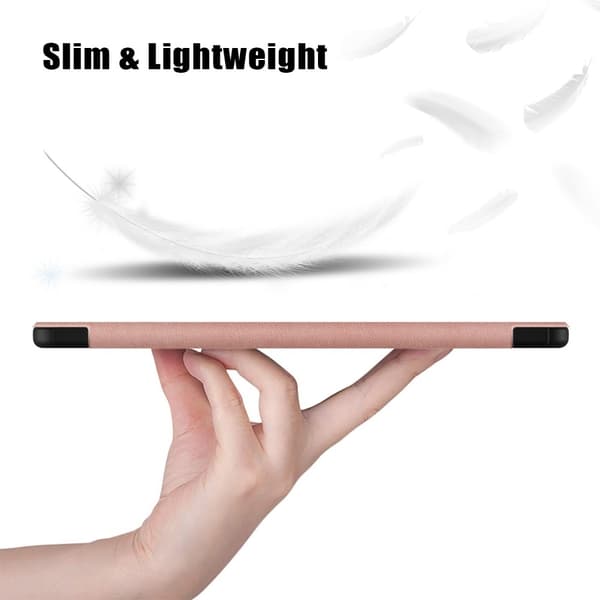 SKALO Xiaomi Redmi Pad SE Trifold Flip Cover - Rosa guld