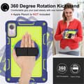 Pikkukuva 3 / 9: SKALO Xiaomi Redmi Pad SE Extra Shockproof Armor 360 Kahva/Tripod Suojakuori - Sininen