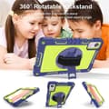 Pikkukuva 5 / 9: SKALO Xiaomi Redmi Pad SE Extra Shockproof Armor 360 Kahva/Tripod Suojakuori - Sininen