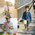 Pikkukuva 7 / 9: SKALO Xiaomi Redmi Pad SE Extra Shockproof Armor 360 Kahva/Tripod Suojakuori - Sininen