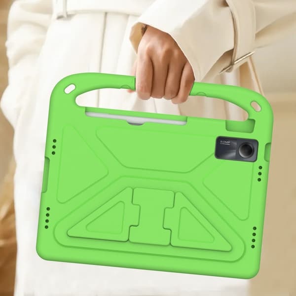 SKALO Xiaomi Redmi Pad SE Barnskal med handtag och ställ - Grön