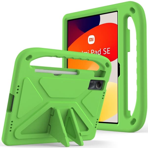 SKALO Xiaomi Redmi Pad SE Barnskal med handtag och ställ - Grön