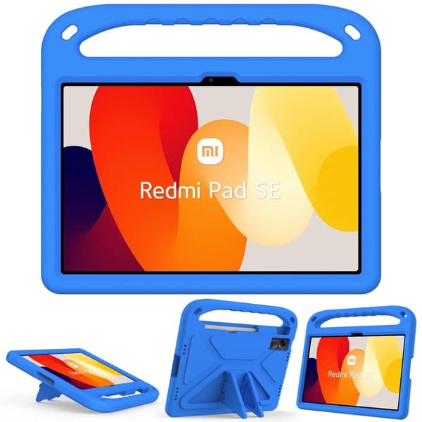 SKALO Xiaomi Redmi Pad SE Barnskal med handtag och ställ - Blå