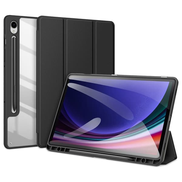 DUX DUCIS Samsung Tab S9/S9 FE TOBY Series Trifold Flip Cover - Sort