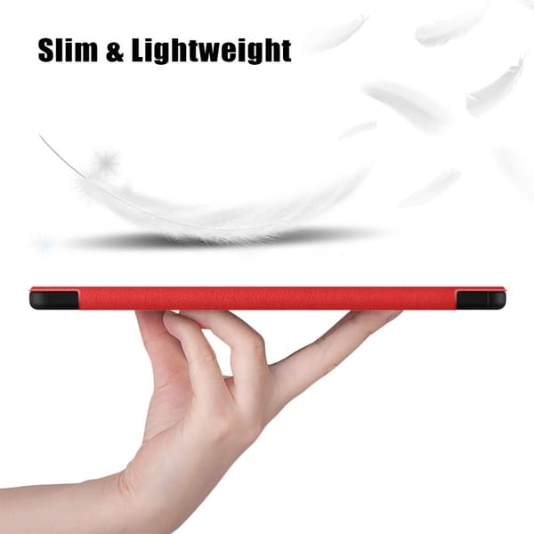 SKALO Xiaomi Redmi Pad SE Trifold Flip Cover - Rød