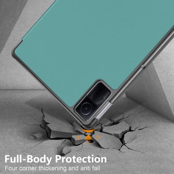 SKALO Xiaomi Redmi Pad SE Trifold Flip Cover - Grøn