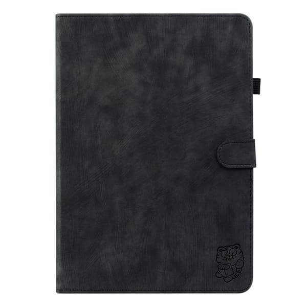 SKALO Xiaomi Pad 6 Cute Tiger PU-nahkainen Lompakkokotelo - Musta