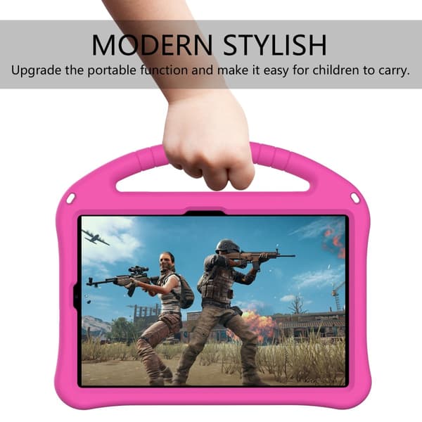 SKALO Xiaomi Pad 6 Barnskal med handtag och ställ - Rosa