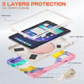 Pikkukuva 1 / 3: SKALO Xiaomi Pad 6 Extra Shock Resistant Armor Rengas kuori olkahihnalla - Rainbow