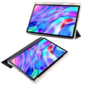 Miniatyrbillede 2 af 6: SKALO Lenovo Tab P11 Gen 2 Trifold Etui med gennemsigtig bagside - Sort
