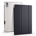 Miniatyrbillede 1 af 6: SKALO Lenovo Tab P11 Gen 2 Trifold Etui med gennemsigtig bagside - Sort
