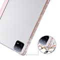 Miniatyrbild 4 av 6: SKALO Xiaomi Pad 6 Trifold Fodral med Transparent Baksida - Rosa