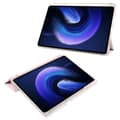 Miniatyrbild 2 av 6: SKALO Xiaomi Pad 6 Trifold Fodral med Transparent Baksida - Rosa