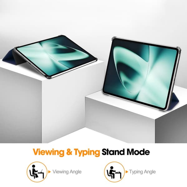 SKALO OnePlus Pad Trifold Suojakotelo - Sininen