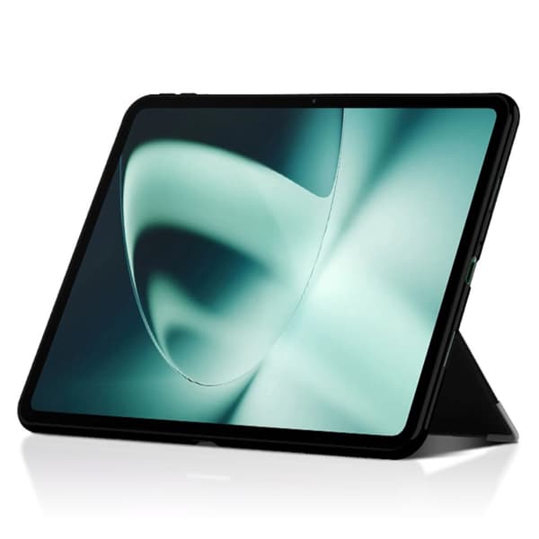 SKALO OnePlus Pad PU-læderetui med stativ - Sort