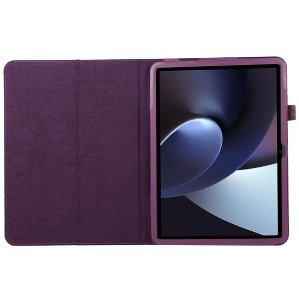 SKALO OnePlus Pad Duofold Litchi Flip Cover - Lilla
