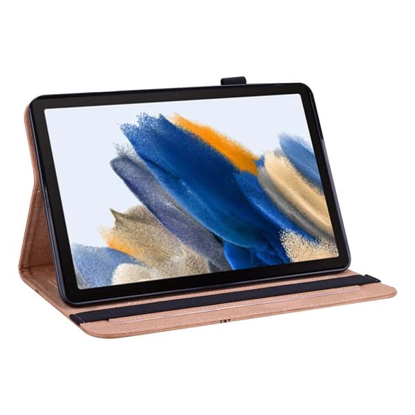 SKALO Samsung Tab A9+ PU-læder Flip Cover - Brun