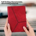 Pikkukuva 6 / 11: SKALO Samsung Tab A9+ PU-nahkainen Lompakkokotelo - Punainen