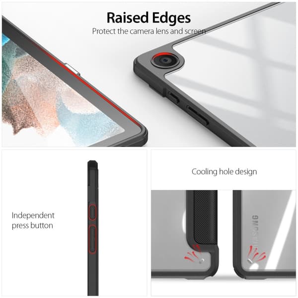 DUX DUCIS Samsung Tab A9+ TOBY Series Trifold Fodral - Svart