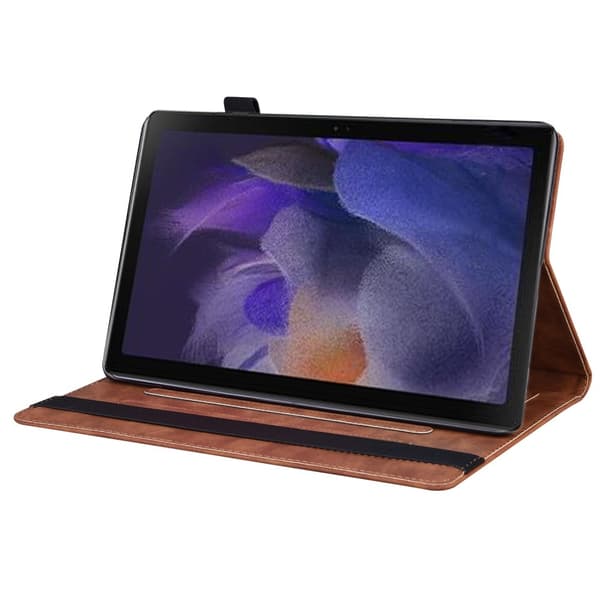 SKALO Samsung Tab A9 PU-læder Flip Cover - Brun