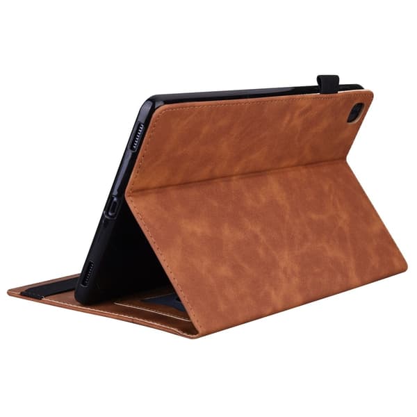 SKALO Samsung Tab A9 PU-læder Flip Cover - Brun