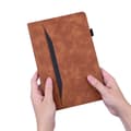 Miniatyrbillede 6 af 6: SKALO Samsung Tab A9 PU-læder Flip Cover - Brun