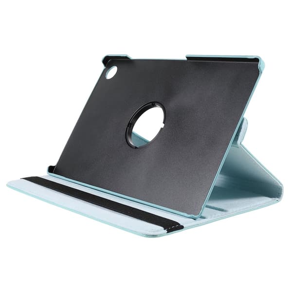 SKALO Samsung Tab A9+ 360 Litchi Flip Cover - Turkis