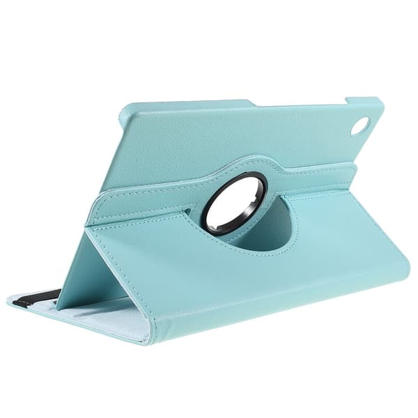 SKALO Samsung Tab A9+ 360 Litchi Flip Cover - Turkis