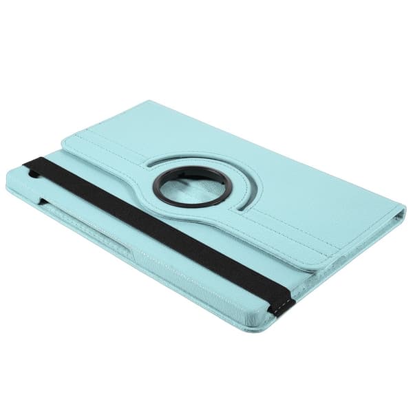 SKALO Samsung Tab A9+ 360 Litchi Flip Cover - Turkis