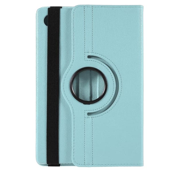 SKALO Samsung Tab A9+ 360 Litchi Flip Cover - Turkis