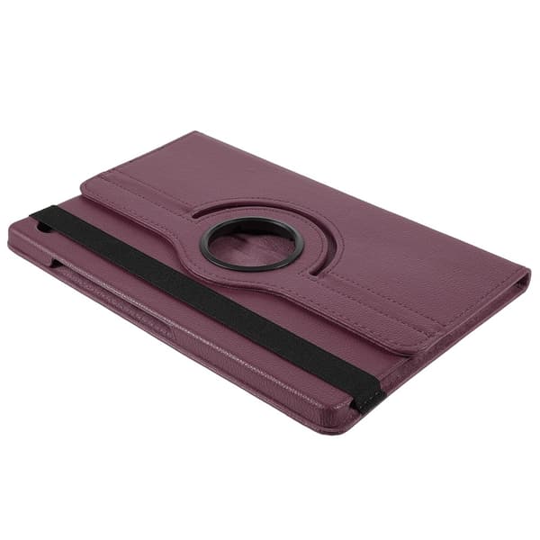 SKALO Samsung Tab A9+ 360 Litchi Suojakotelo - Violetti
