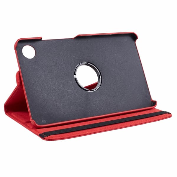 SKALO Samsung Tab A9 360 Litchi Flip Cover - Rød