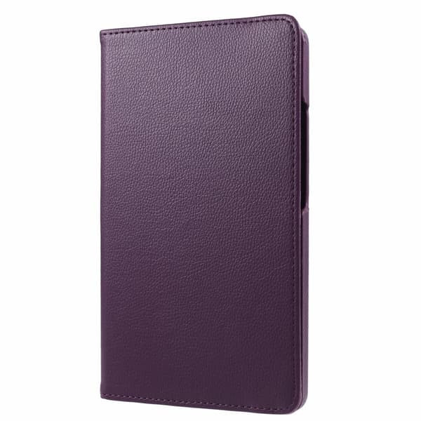 SKALO Samsung Tab A9 360 Litchi Flip Cover - Lilla