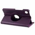 Miniatyrbillede 7 af 11: SKALO Samsung Tab A9 360 Litchi Flip Cover - Lilla