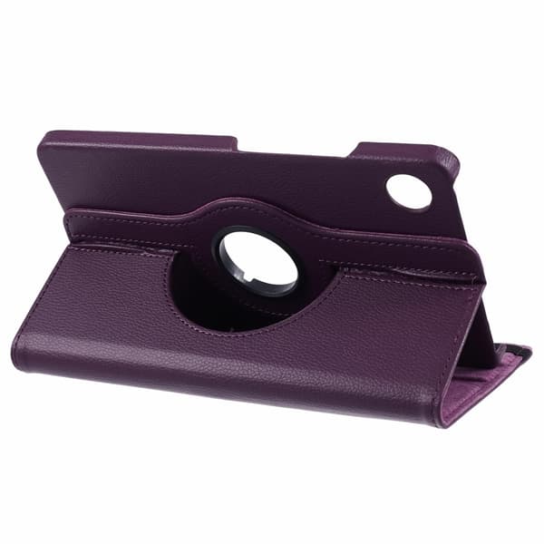 SKALO Samsung Tab A9 360 Litchi Flip Cover - Lilla