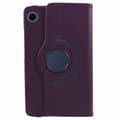 Miniatyrbillede 2 af 11: SKALO Samsung Tab A9 360 Litchi Flip Cover - Lilla