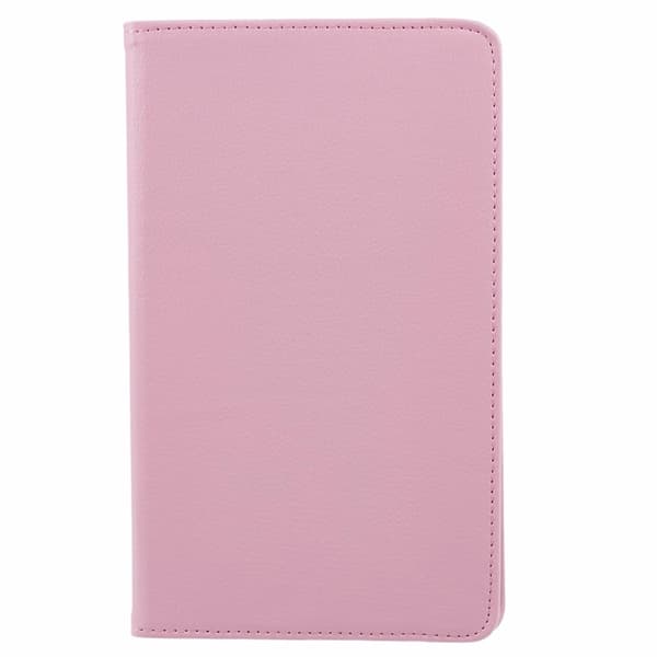 SKALO Samsung Tab A9 360 Litchi Suojakotelo - Pinkki