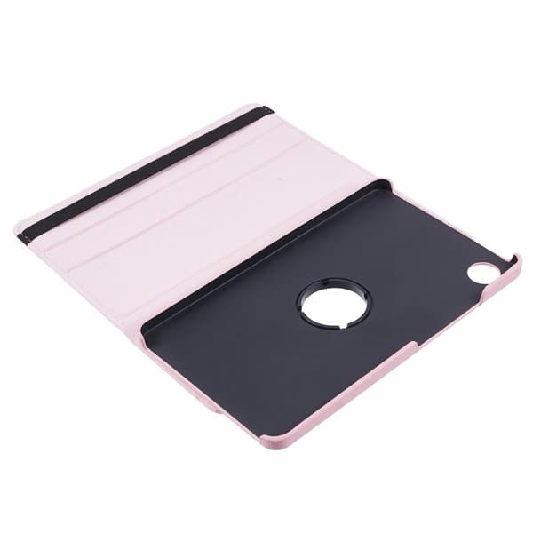 SKALO Samsung Tab A9 360 Litchi Suojakotelo - Pinkki