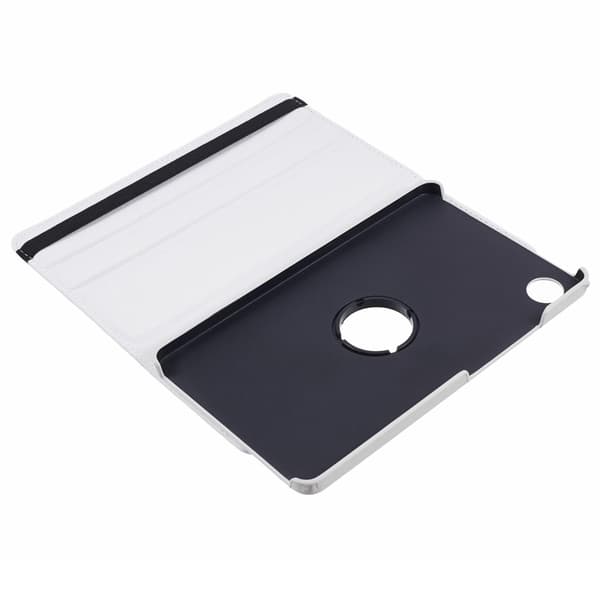 SKALO Samsung Tab A9 360 Litchi Fodral - Vit