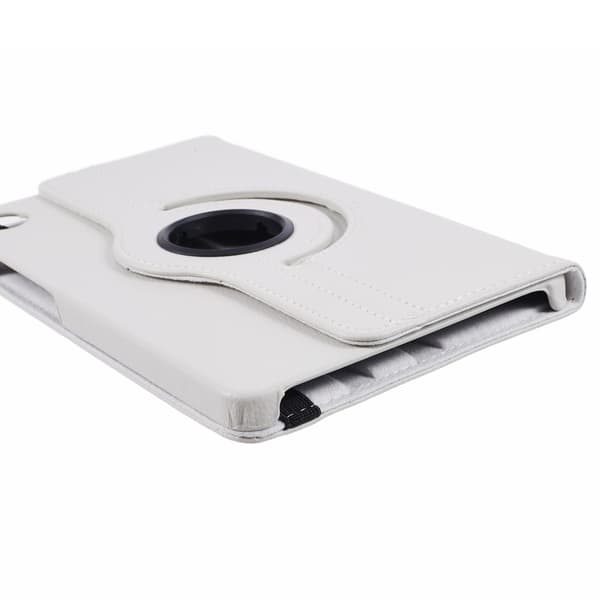 SKALO Samsung Tab A9 360 Litchi Fodral - Vit