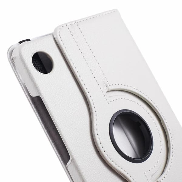 SKALO Samsung Tab A9 360 Litchi Fodral - Vit